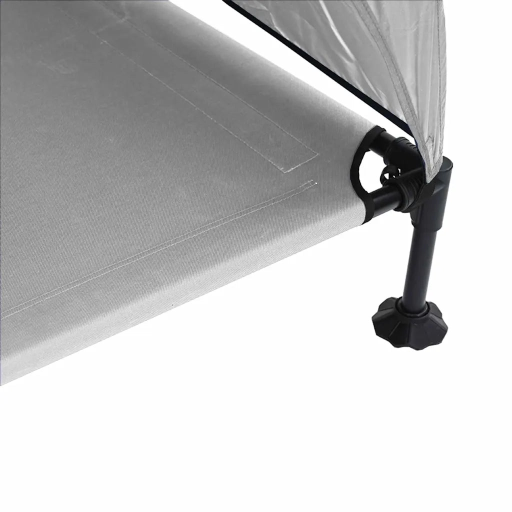 Letto per Cani Elevato Grigio Argento 127 x 81 x 108 cm CFW7610364