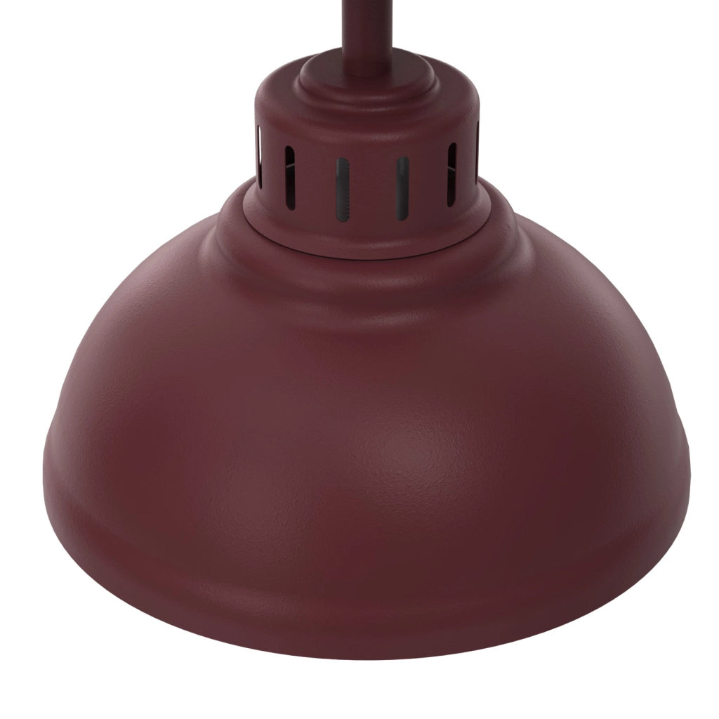 Plafoniera moderna Sven 1xE27 bordeaux metallo IP20