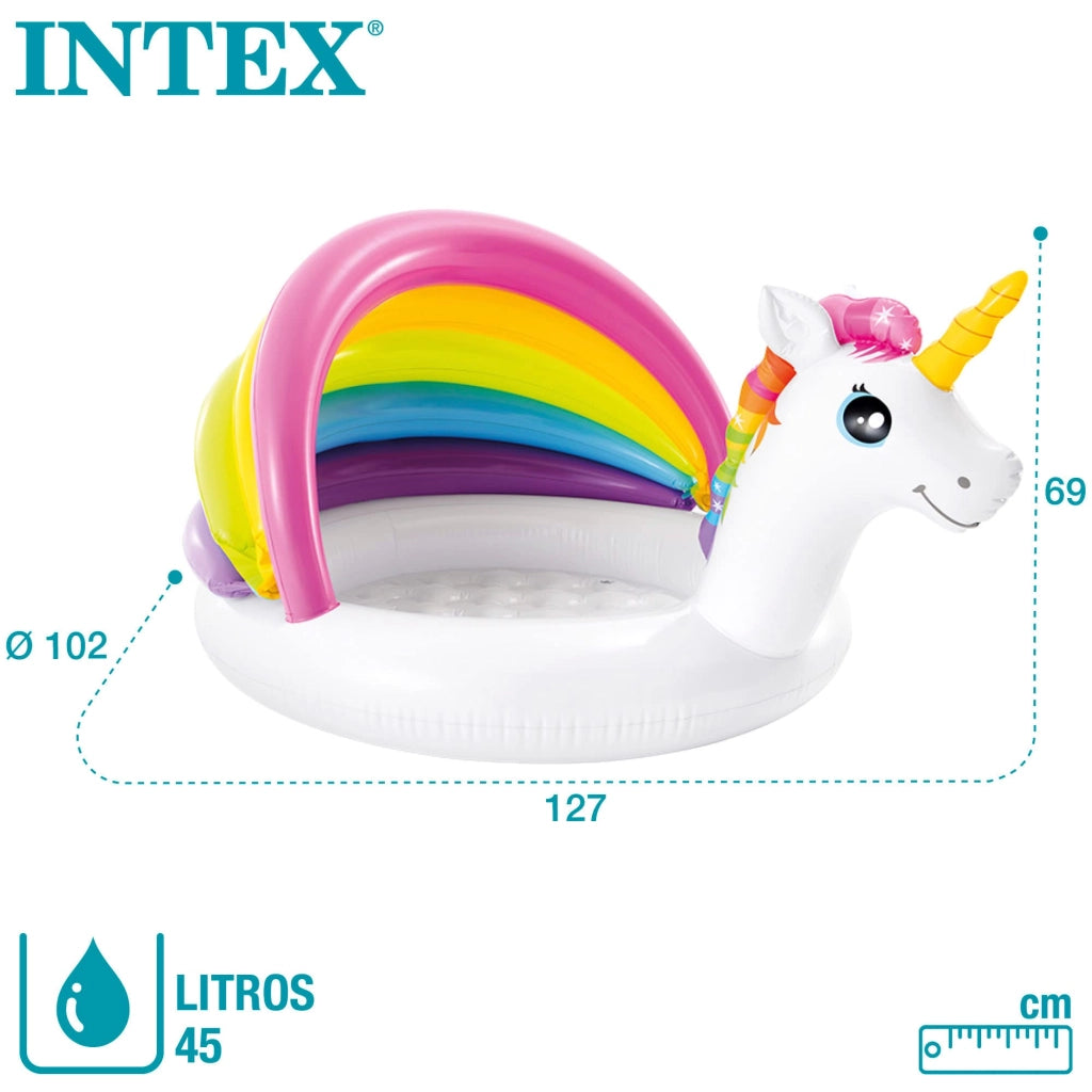 Piscina Gonfiabile Intex Unicorno 127 x 102 x 69 cm