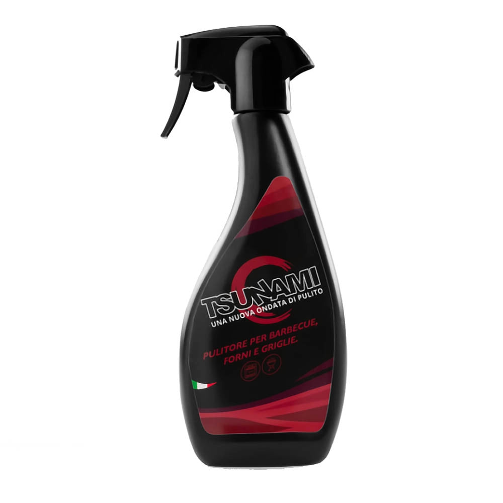 Detergente pulitore barbecue grill forni professionale Tsunami spray 500 ml. casa cucina negozio