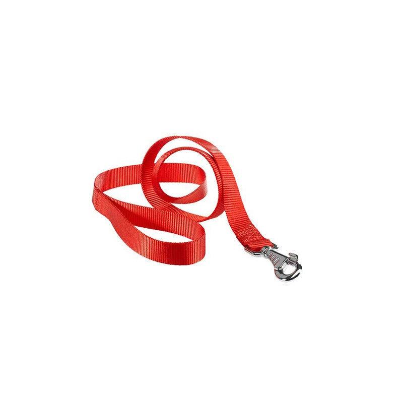 ZOOV GUINZAGLIO IN NYLON ROSSO MM.15XCM.120- 1,0 pz