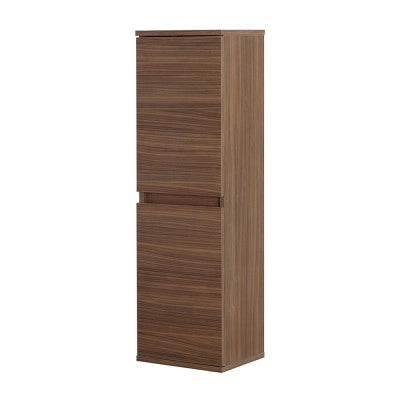 Pensile bagno sospeso 112 cm noce canaletto con ante soft-close Kleo