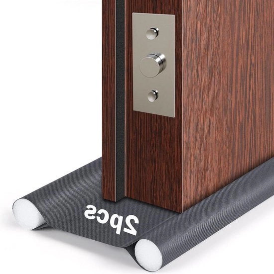 Stoppero acquapligante tessuto Oxford impermeabile da 85 cm a 10 cm spesso grigio - 2 pezzi.
