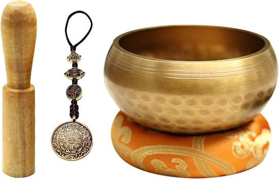Set di campane tibetane per meditazione - artigianale in Nepal - yoga e mindfulness