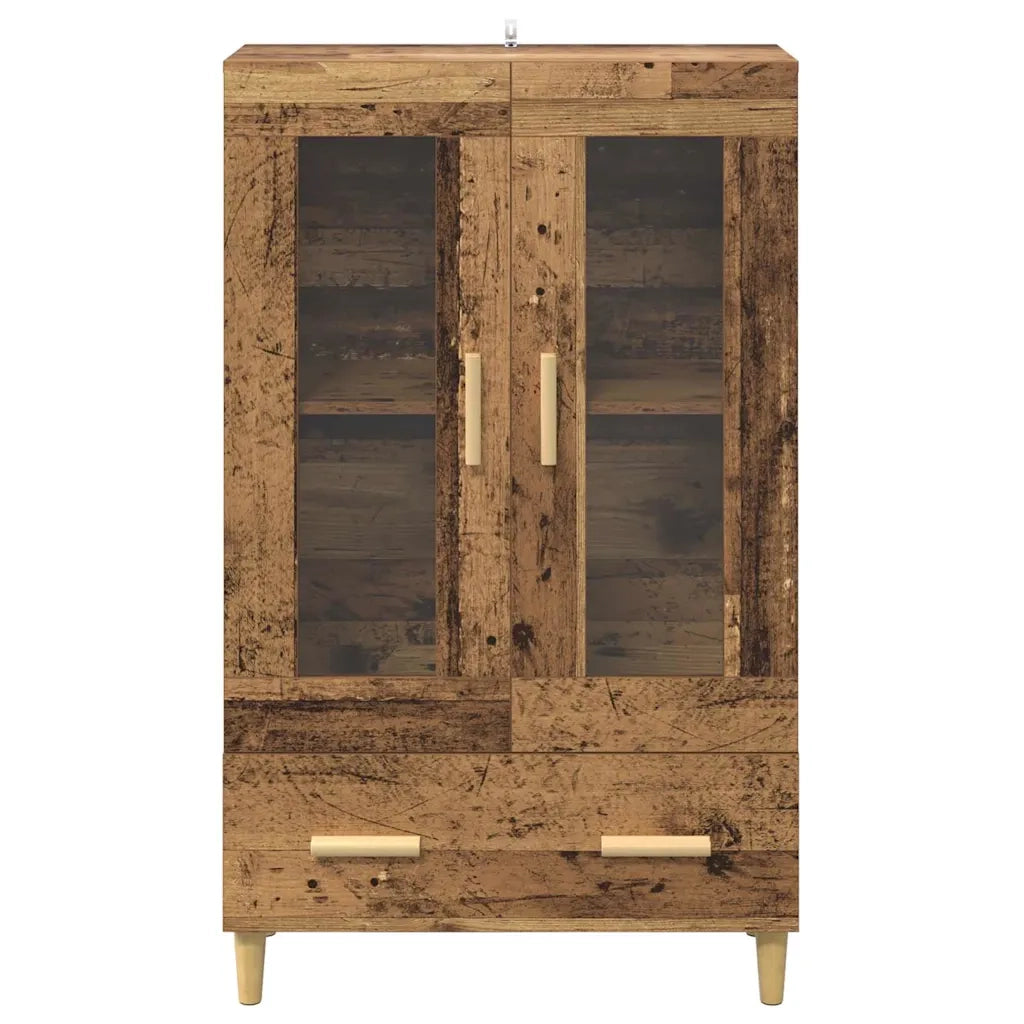 Credenza-Buffet-Armadio da cucina Legno vecchio 70 x 31 x 115 cm Legno multistrato