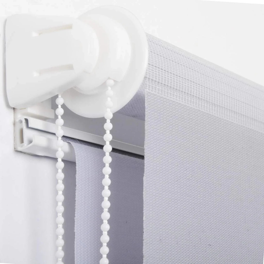 Tenda a rullo giorno e notte Zebra rullo doppio strato 45x150 cm grigio 19_0000852