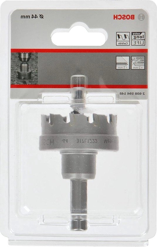 Taglierina per metallo duro a precisione 44 mm - accessori per trapano - per lamiera metallica