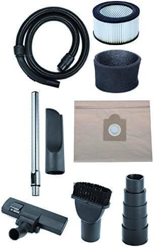 Vigor 9934022 Bidone aspiratutto Inox 25 L 1500 W con presa per elettroutensili colore Inox