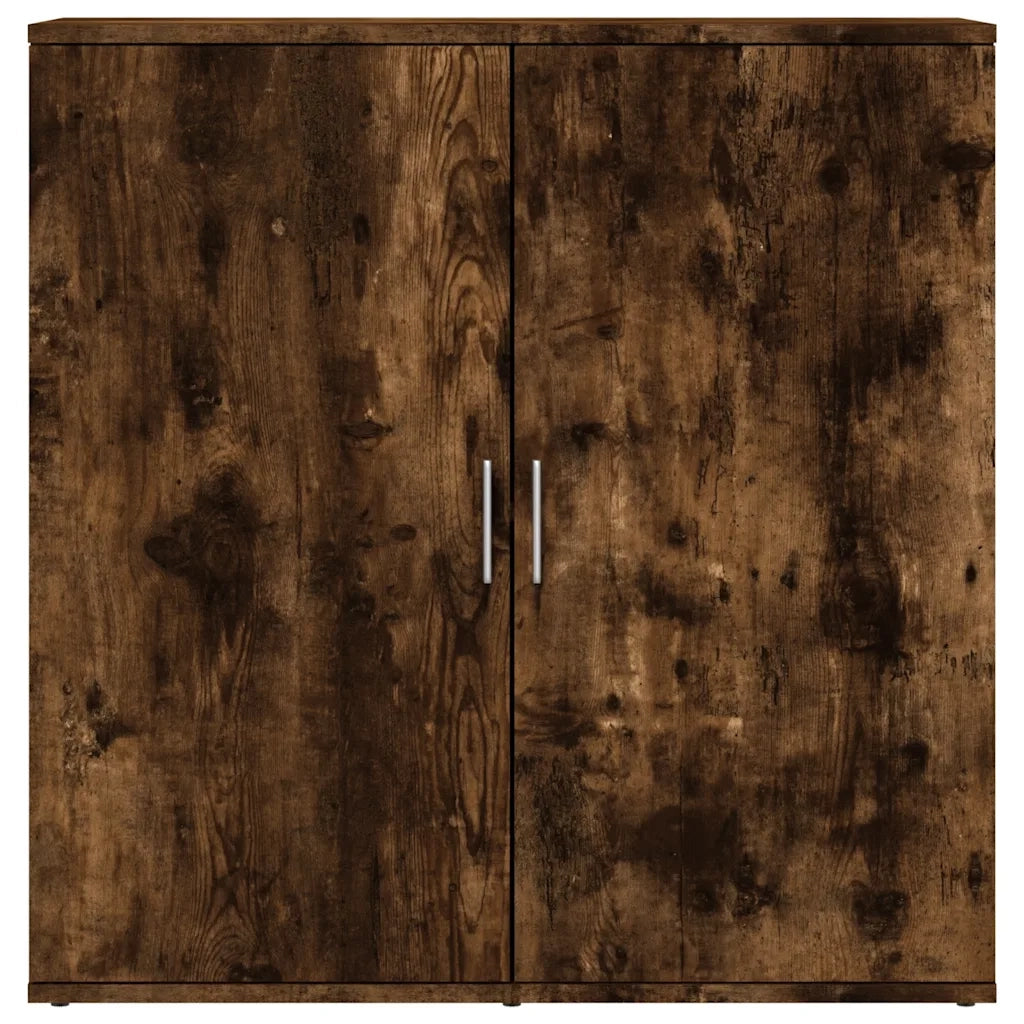 Credenza | Madia | Buffet da pranzo | Armadio da pranzo Rovere Fumo 79x38x80 cm in Legno Multistrato