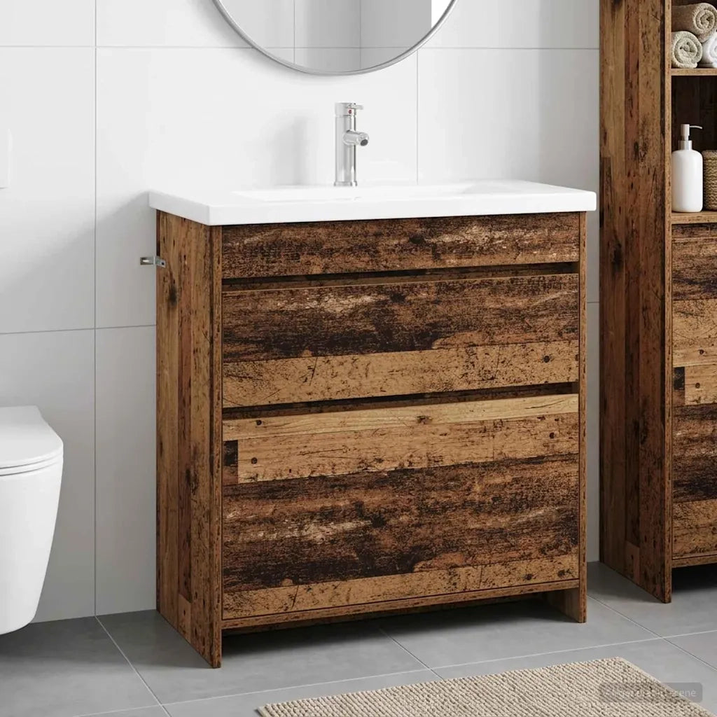 Set di mobili per il bagno Legno antico 81 x 40 x 84,5 cm 3404272