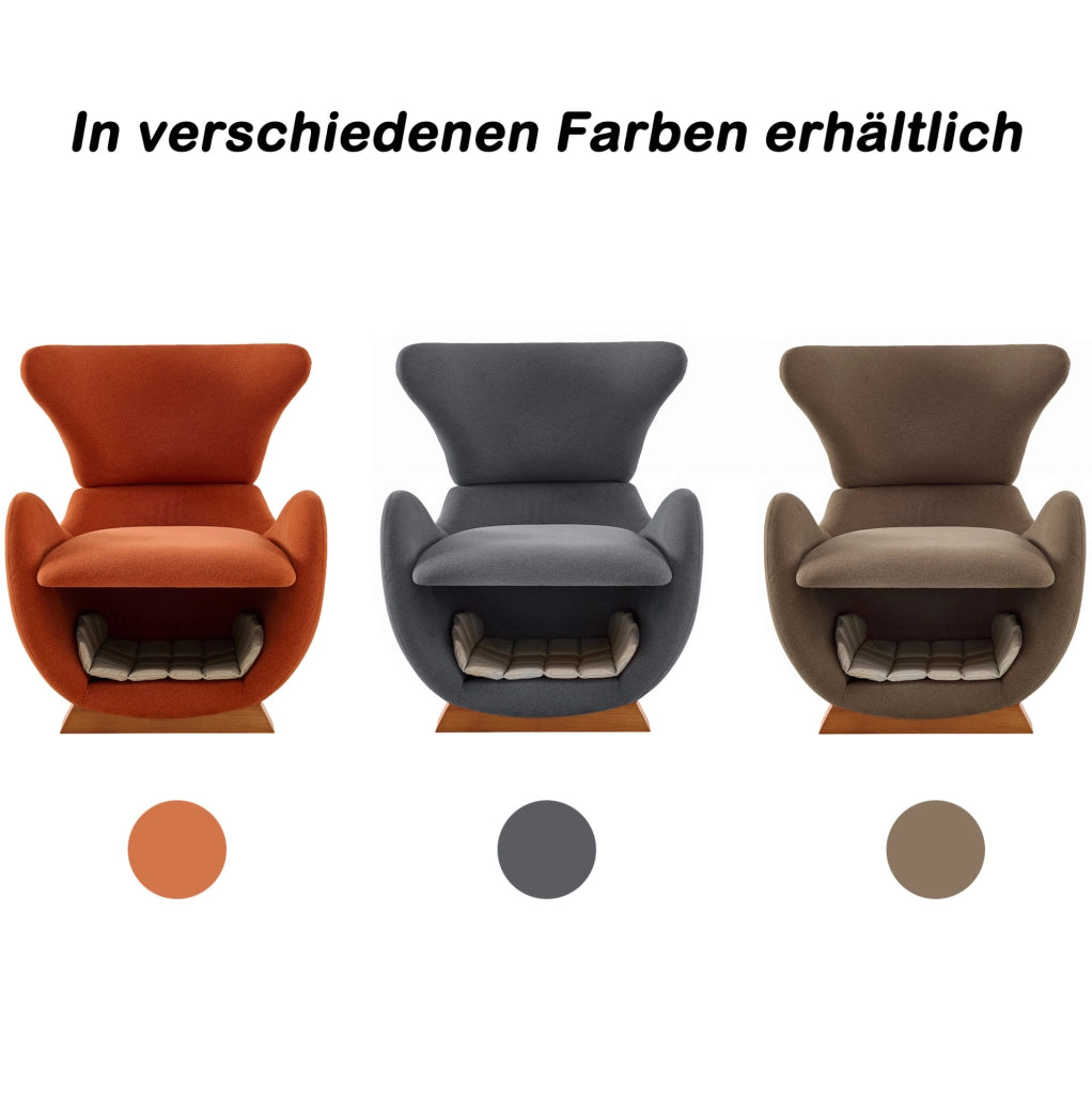Poltrona lounge marrone con cuccia per animali