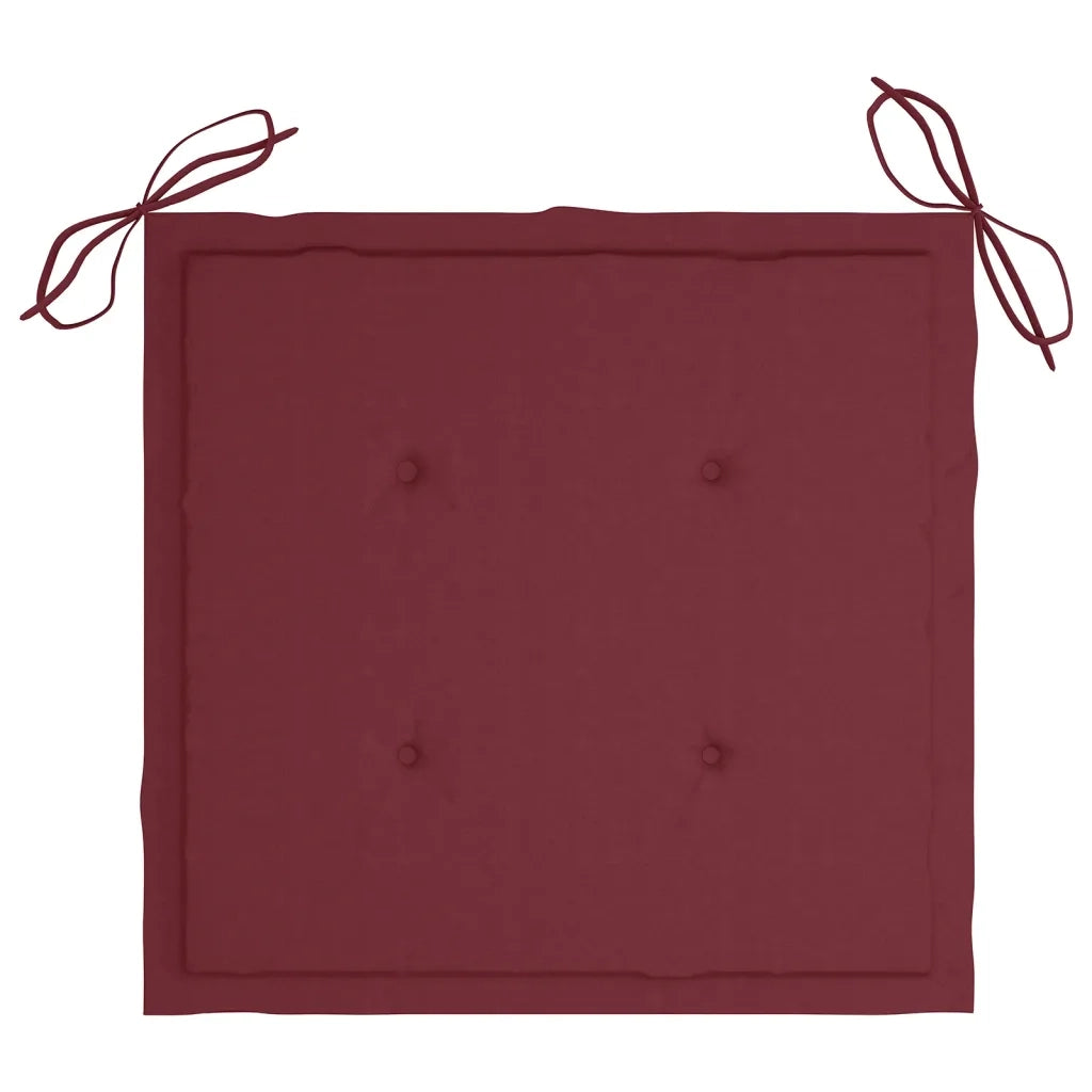 Sedie da Giardino con Cuscini 6 pz in Legno Massello di Acacia 3078506