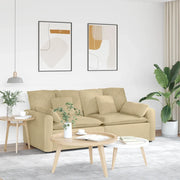 Divano Modulare con Cuscini Verde Grigio