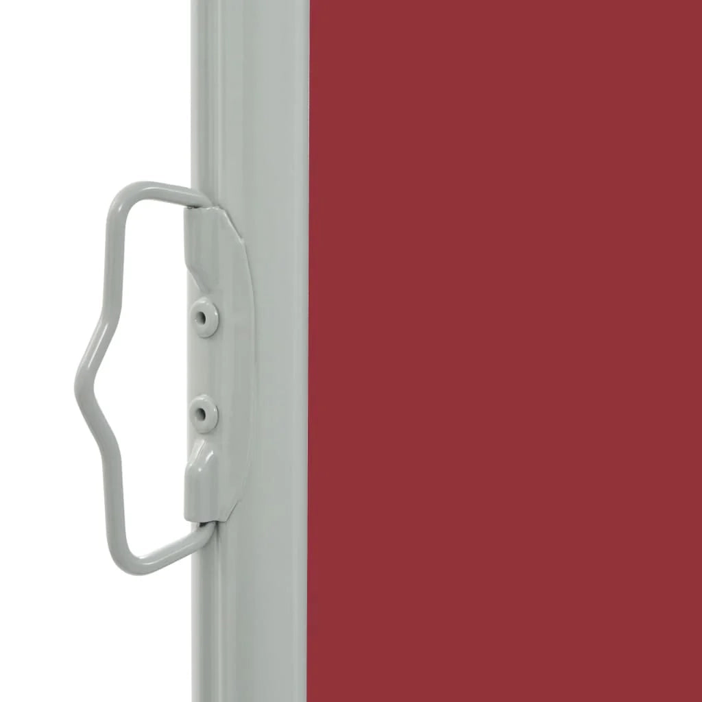 Tenda da sole laterale retrattile/schermo privacy per patio giardino terrazza balcone 140 x 300 cm rosso 02_0007231