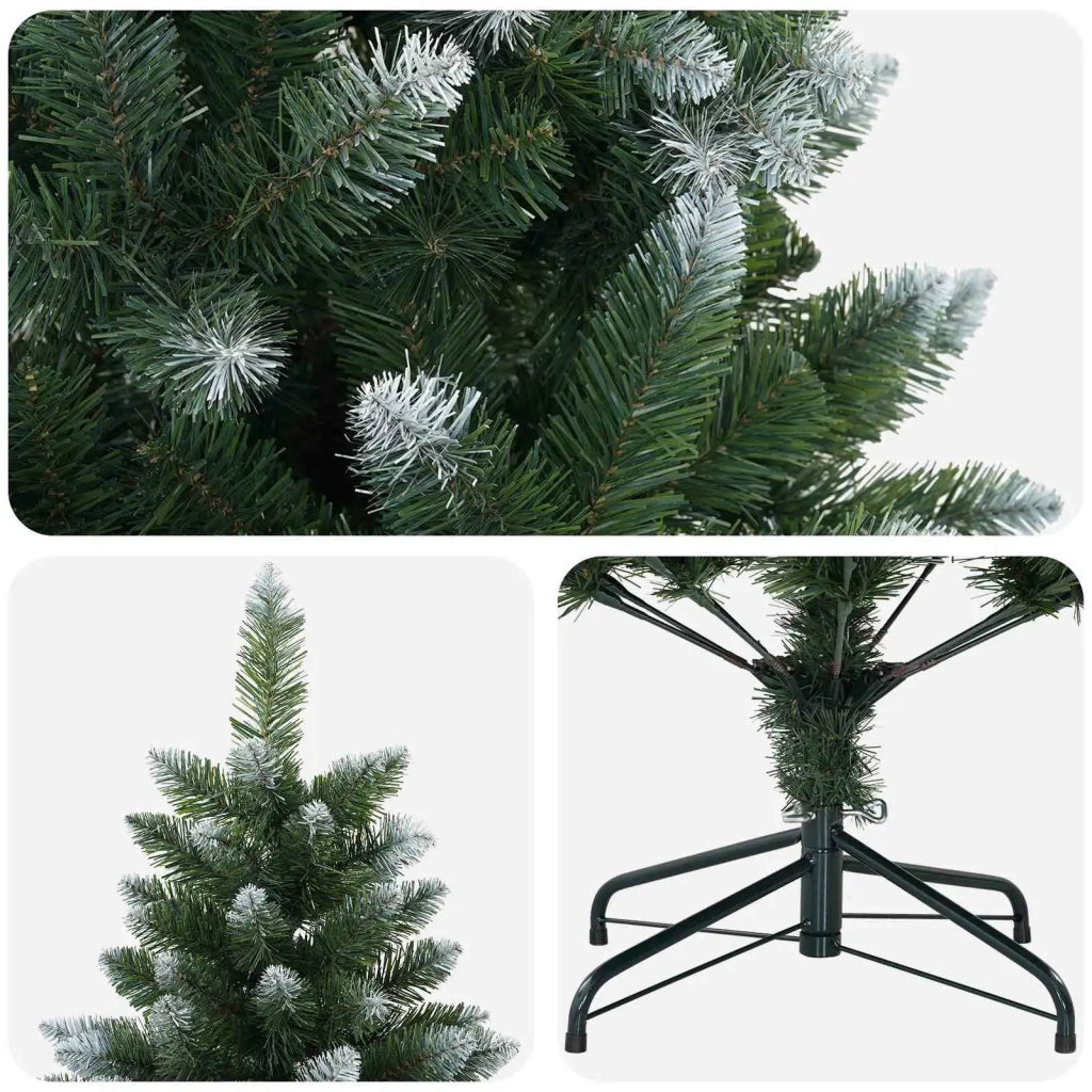 Albero di Natale artificiale 240 cm PVC e Metallo Verde 42056470