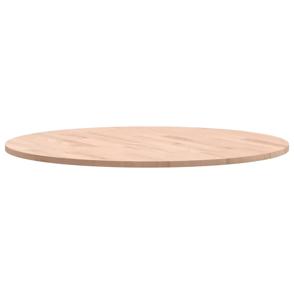 Piano per Tavolo Ø70x1,5 cm Rotondo in Legno Massello di Faggio 355910