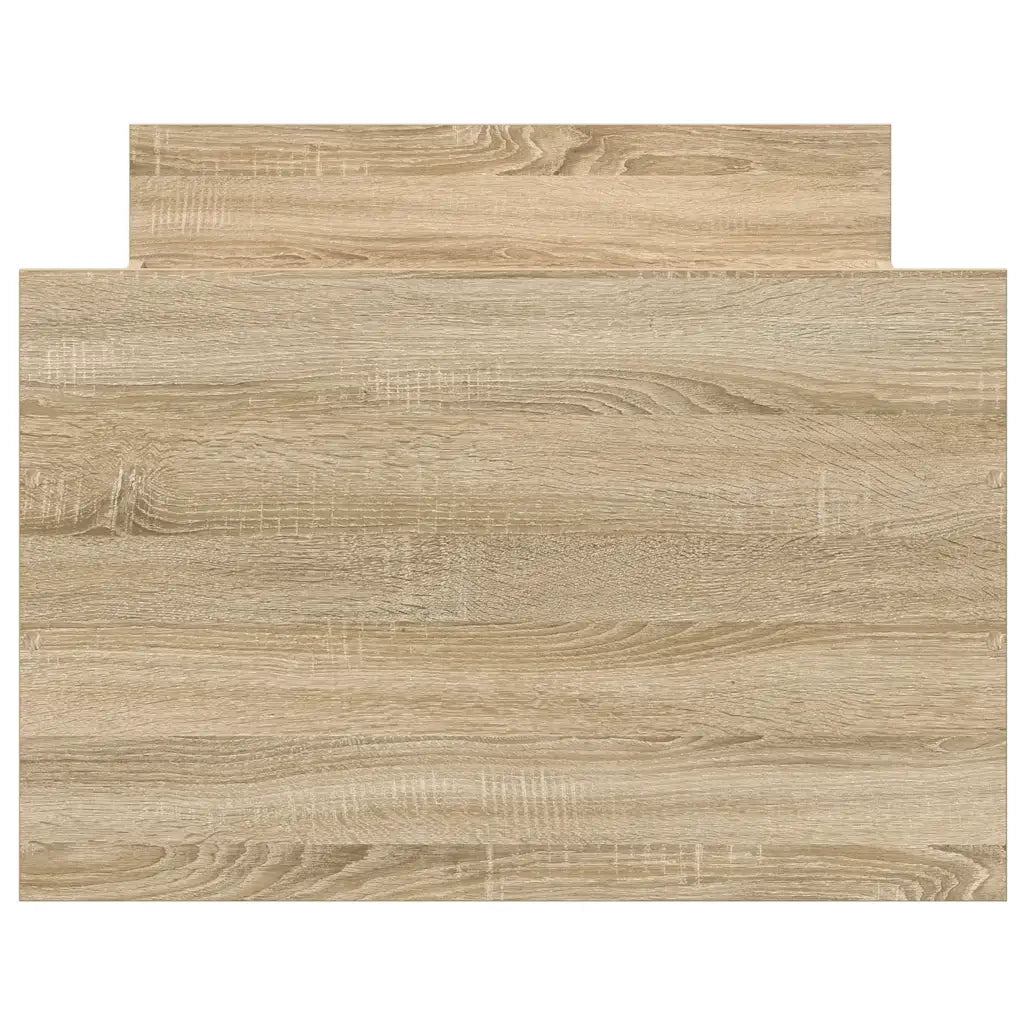 Giroletto con Testiera e Pediera Rovere Sonoma 75x190 cm