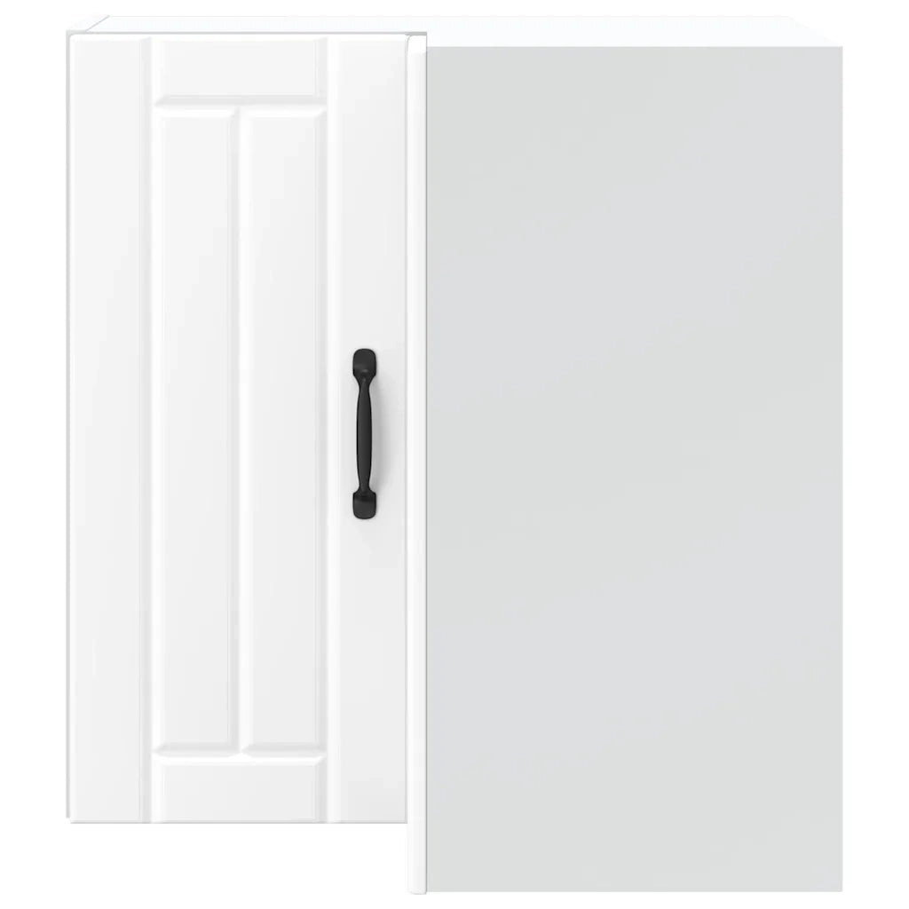 Mobile angolare da cucina Lucca 57 x 57 x 60 cm ampio contenitore design moderno legno composito bianco 02_0050202
