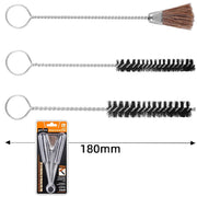 Trade Shop - Kit Set 3 Pezzi Per Pulizia Armi Professionale Per Tutti I Calibri Tubo Canna -