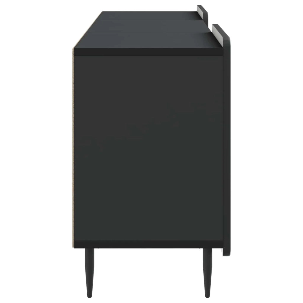 Mobile TV Nero 150 x 31 x 52 cm Legno ingegnerizzato
