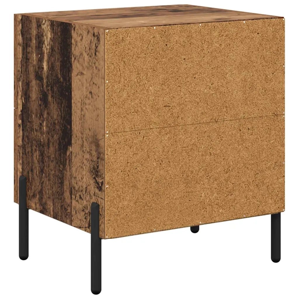 Armadio da Notte con cassetto Legno vecchio 40 x 35 x 47,5 cm