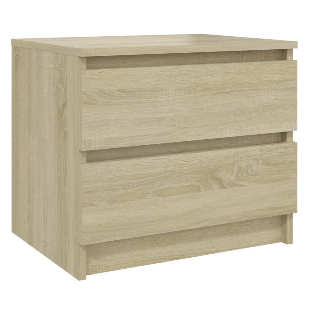 Comodini 2pz Rovere Sonoma 50x39x43,5 cm in Legno Multistrato 806200