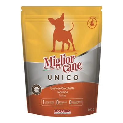 MIGLIOR CANE UNICO CROCCANTINI IN CONFEZIONE DA 800 GR AL TACCHINO