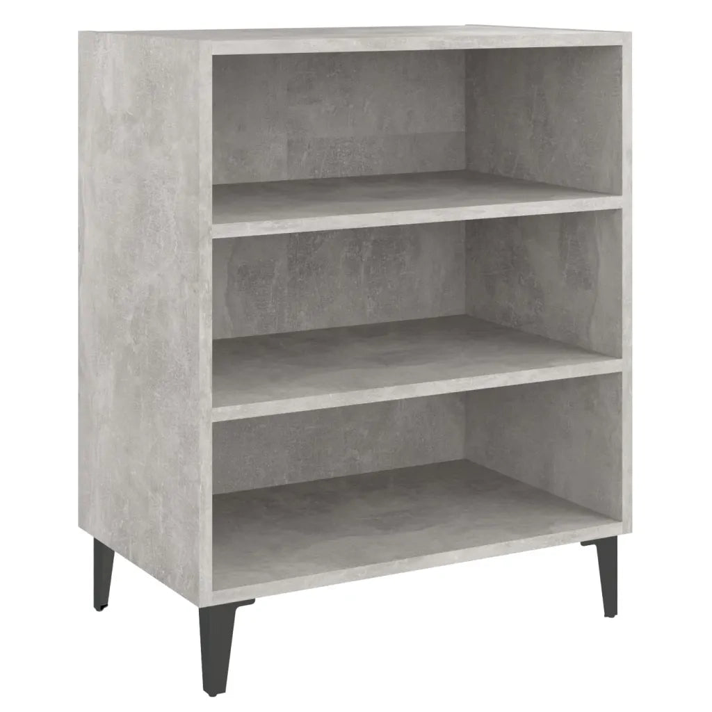 Credenza-Buffet-Armadio da cucina Grigio Cemento 57x35x70 cm in Legno Multistrato 735024