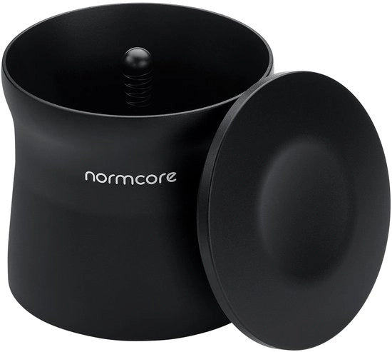 Doseerbeker magnetico 51 mm, macchina per espresso barista, doseggia per portafiltro 51 mm Delonghi Dedica e La Specialista, anodizzato in alluminio nero matte
