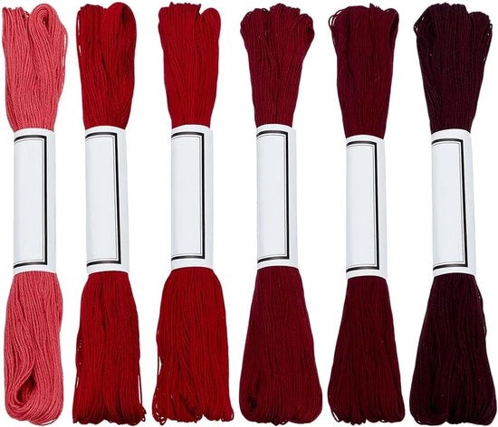 Filato Sashiko - 300 metri - rosso vino - 100% cotone
