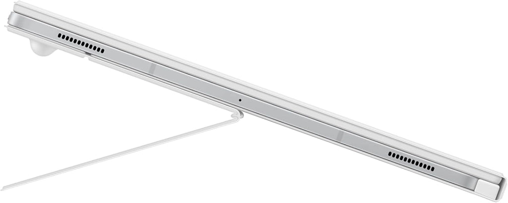 Book Cover Keyboard Custodia per tablet con tastiera retroilluminata per Galaxy Tab S9 Ultra | Tab S10 Ultra, Bianco