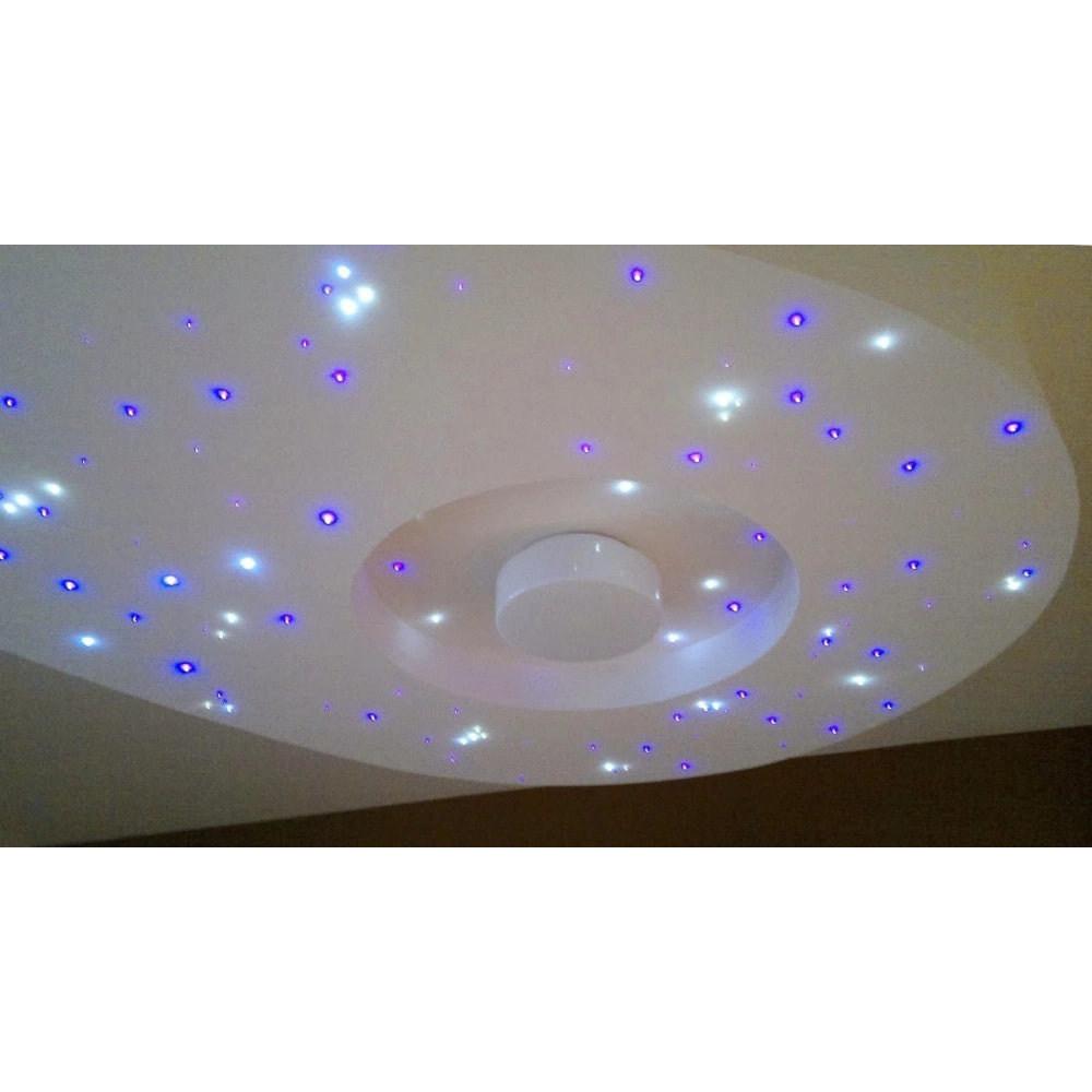 Trade Shop - 50 Led Cielo Stellato Incasso Luce Bianca O Blu Fredda Kit Punti Luce 5/12v -