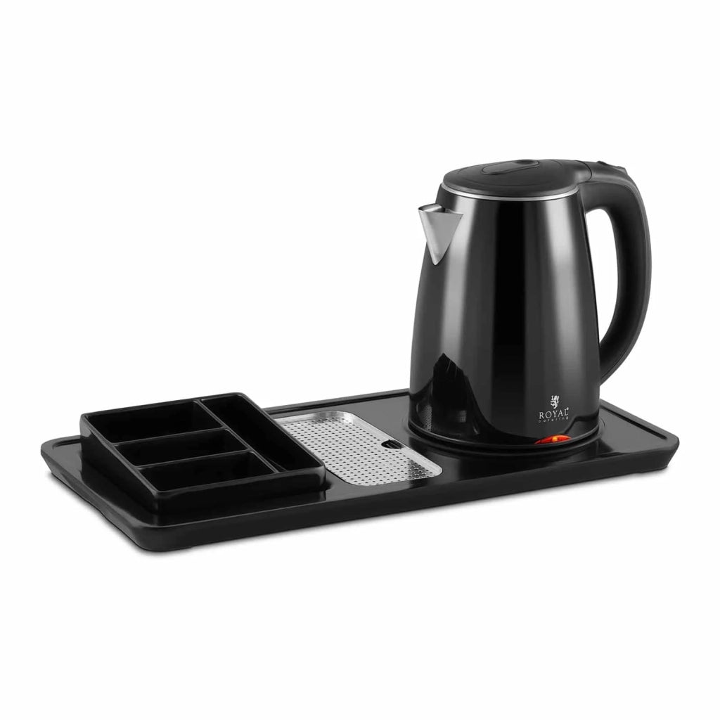Vassoio di cortesia per hotel con scomparti per caffè e tè bollitore senza fili da 1,2 litri e 1800 watt 14_0004287