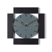 Orologio da parete minimal Radical Nero,petrolio