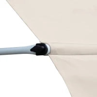 Tenda da Sole a Bracci 4x1.2m con Manovella e Struttura Telescopica, Cachi