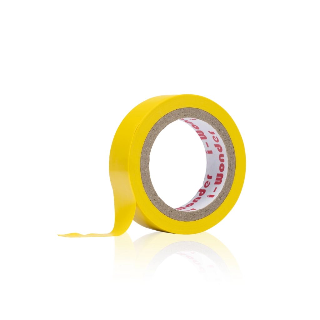 Nastro Isolante Giallo 10m – Alta Qualità e Resistenza | PVC, 0,13mm Spessore, 16mm Larghezza