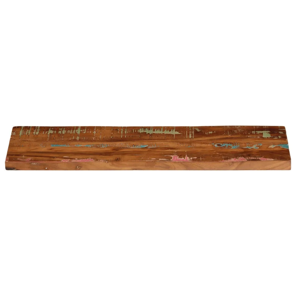 Piano Tavolo 70x30x3,8 cm Rettangolare in Massello di Recupero 371099