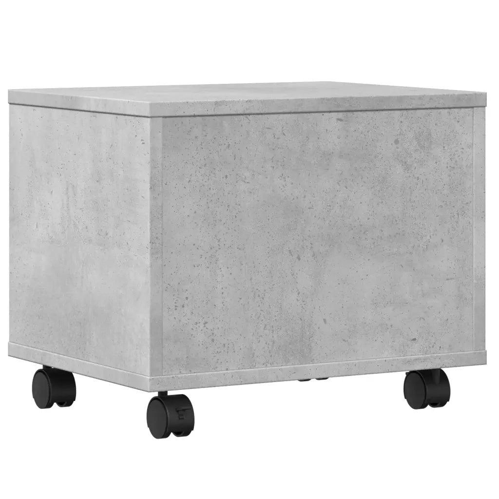 Supporto per Stampante con Ruote Grigio Cemento 41x32x34,5 cm CFW3814198