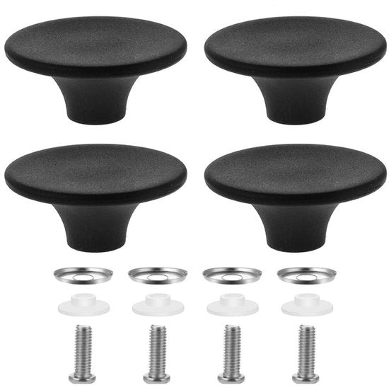 Set di 4 Coperchi Universali per Pignoni di Cottura in Terra