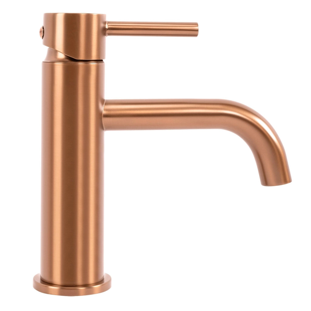 Rubinetto Da Lavabo Rea Lungo Copper Brush