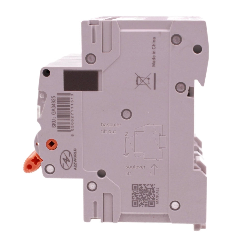 MCB Interruttore Magnetotermico Trifase 380V Curva C 4P 4M 10000A AC 400V IP20 GYM9H, Accoppiabile Con Bobina di Sgancio GA01231 GA01232, Disponibili 25A 32A 40A 63A (C25A)