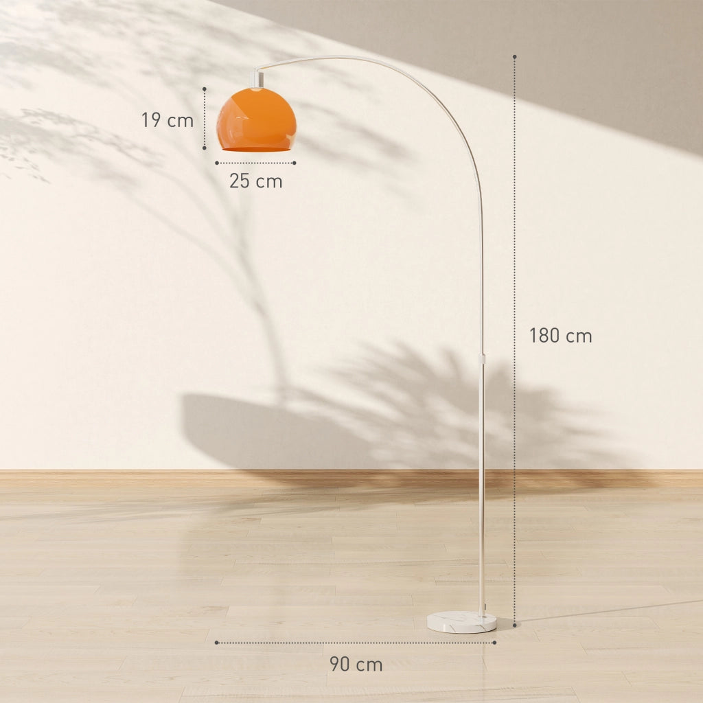 Lampada da terra ¨C zephmum ¨C arancione 26x90x180cm