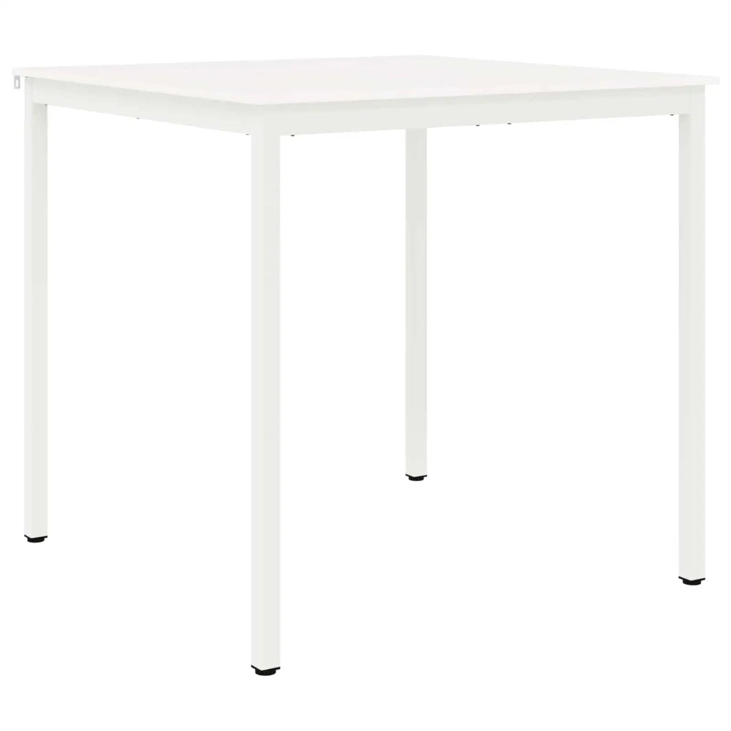Tavolo da bar Bianco 110 x 110 x 105 cm Pino massello 892806
