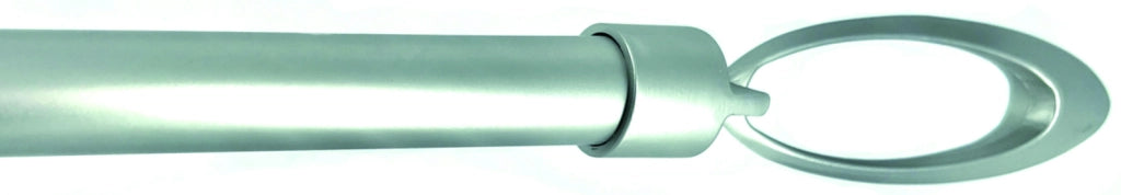 Utilia BASTONE PER TENDE ORBITA Estensibile cm. 71÷122 col. Argento