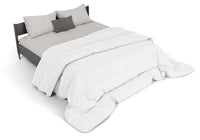 Piumino Interno Invernale Singolo 300gr in Microfibra Aloe Bianco