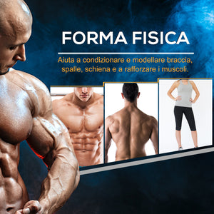 Manubrio 15 kg Esagonale con Impugnatura Antiscivolo Ø15,5 x 33,6 cm in Acciaio e Gomma Nero