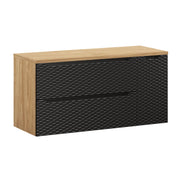Set mobili bagno 120 cm con piano Ocean Black 120 x 1401 x 46 cm