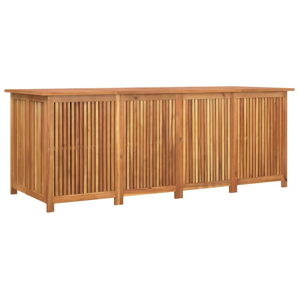Cassapanca da giardino/box 200 x 80 x 75 cm legno massello di acacia 02_0013020