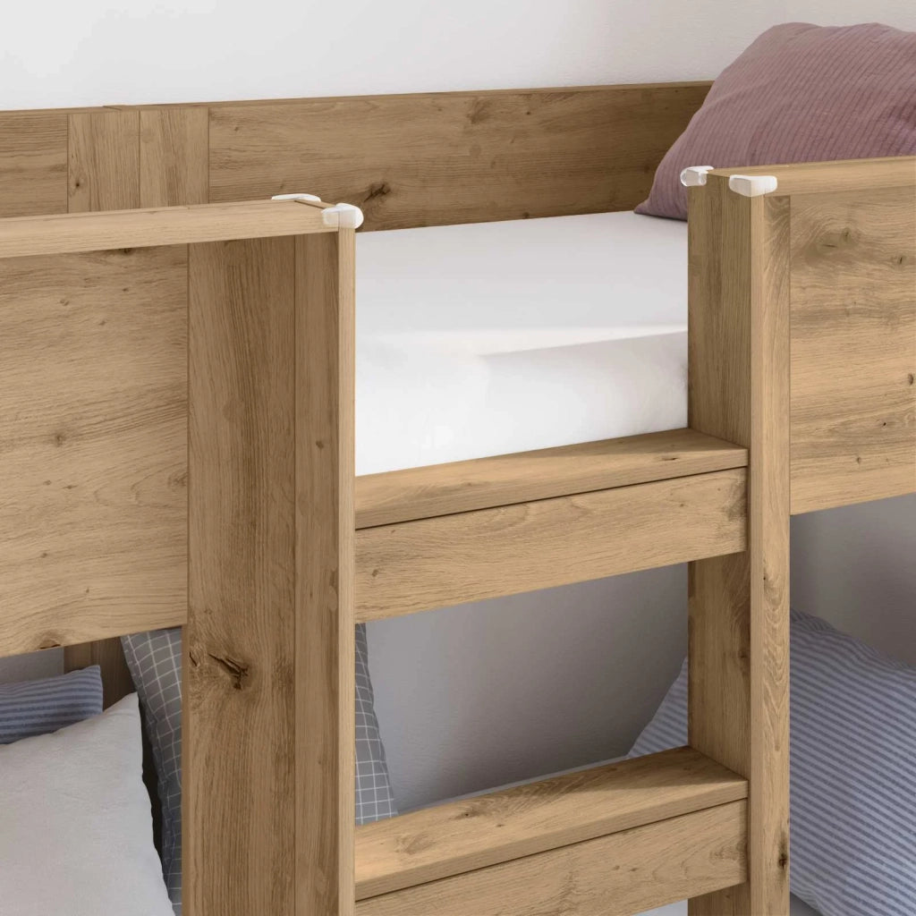 Letto a Castello per Bambini Rovere artigianale 80 x 200 cm 3410410