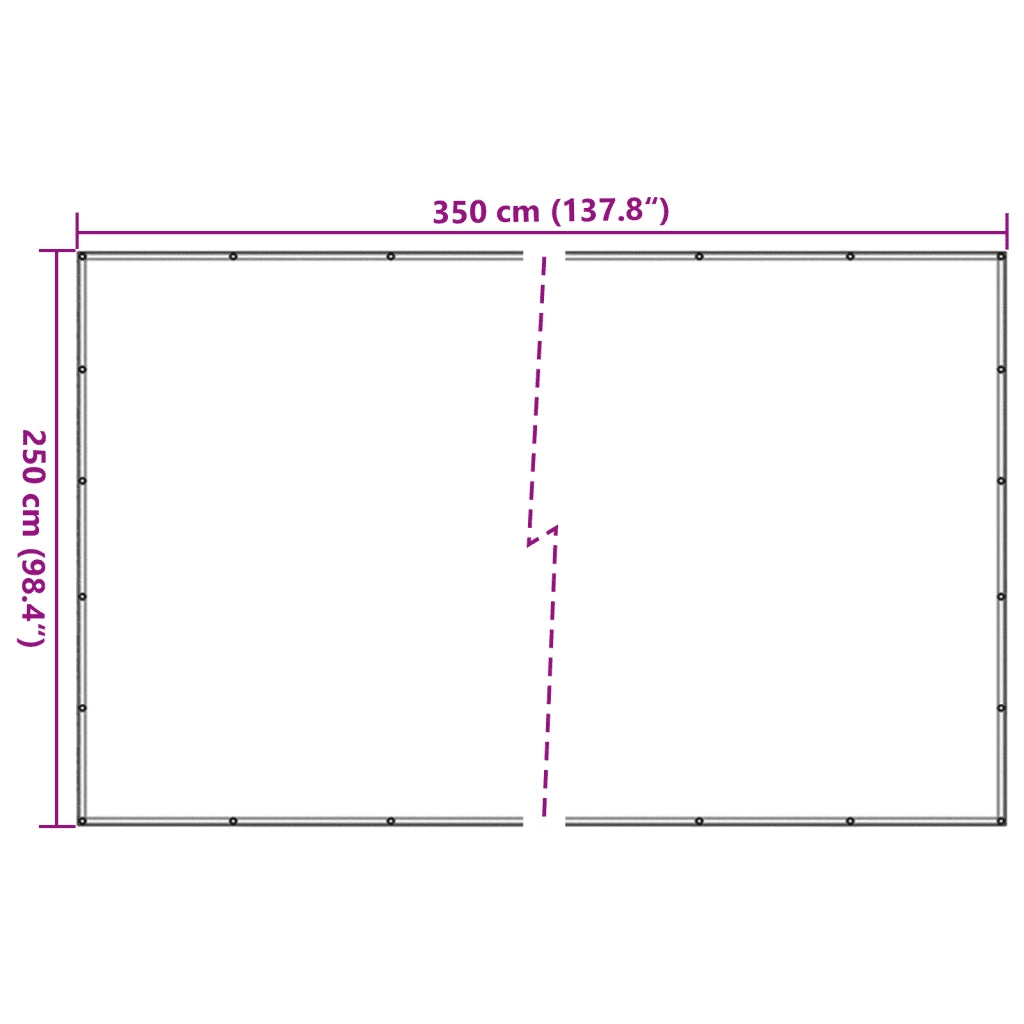 Rete per Rimorchio Verde 2,5x3,5 m HDPE CFW9196490